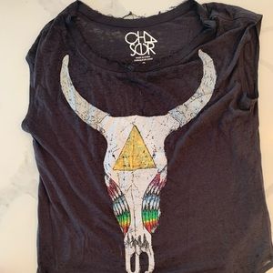 Cow skull top
